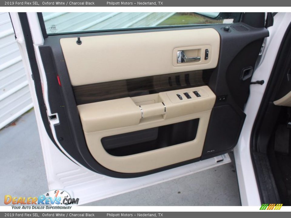 2019 Ford Flex SEL Oxford White / Charcoal Black Photo #10
