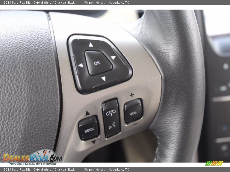 2019 Ford Flex SEL Oxford White / Charcoal Black Photo #13