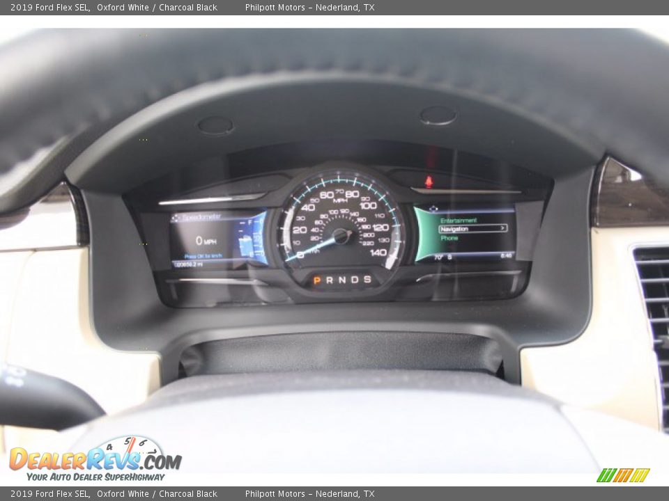 2019 Ford Flex SEL Oxford White / Charcoal Black Photo #14