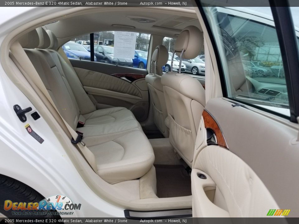 2005 Mercedes-Benz E 320 4Matic Sedan Alabaster White / Stone Photo #14