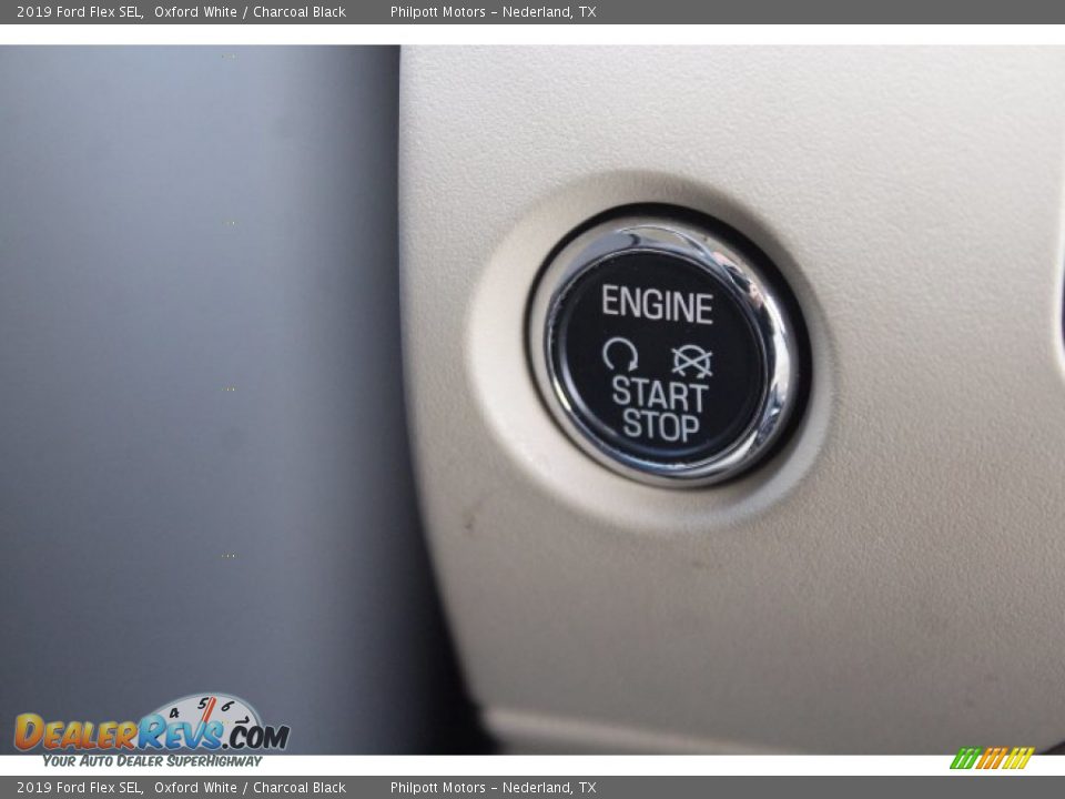 2019 Ford Flex SEL Oxford White / Charcoal Black Photo #18