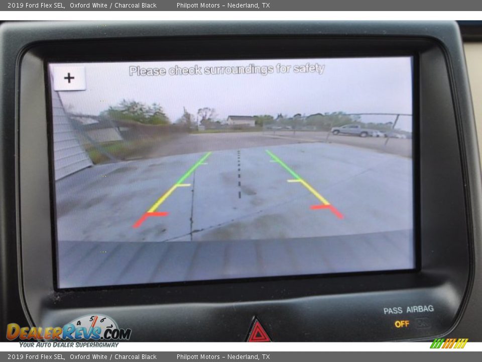 2019 Ford Flex SEL Oxford White / Charcoal Black Photo #19