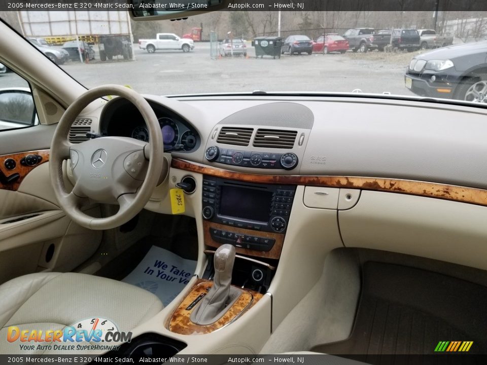 2005 Mercedes-Benz E 320 4Matic Sedan Alabaster White / Stone Photo #17