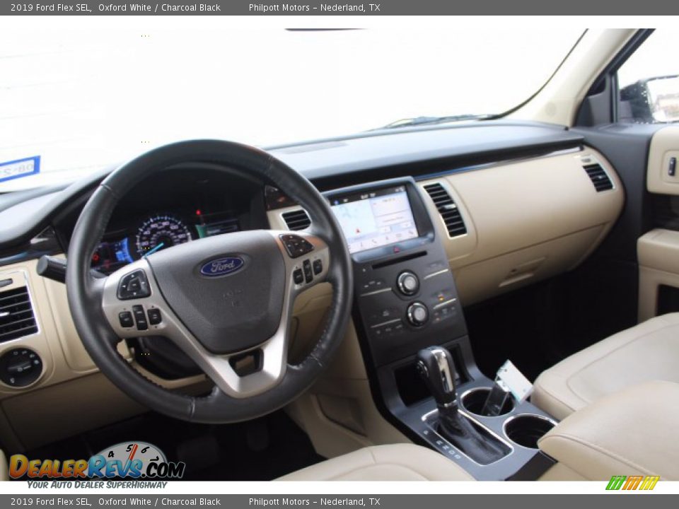 2019 Ford Flex SEL Oxford White / Charcoal Black Photo #22