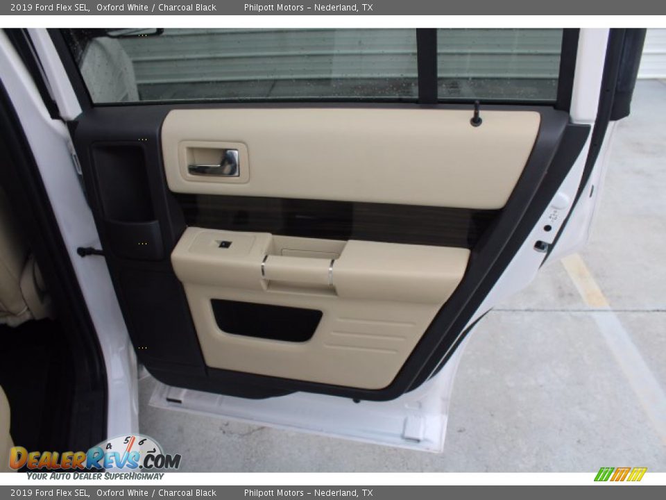 2019 Ford Flex SEL Oxford White / Charcoal Black Photo #25