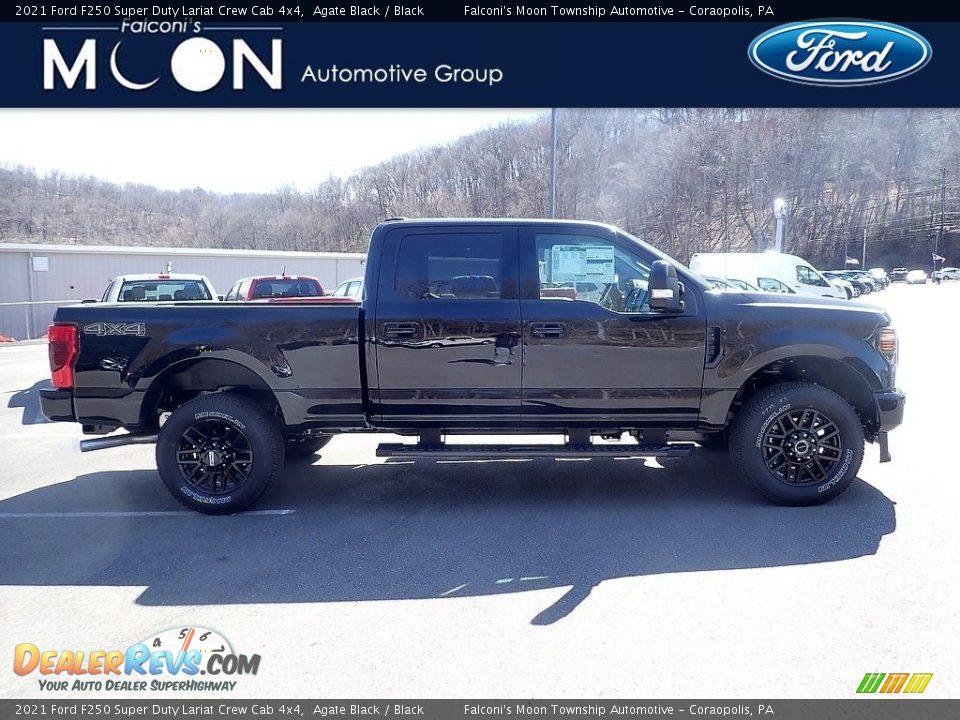 2021 Ford F250 Super Duty Lariat Crew Cab 4x4 Agate Black / Black Photo #1