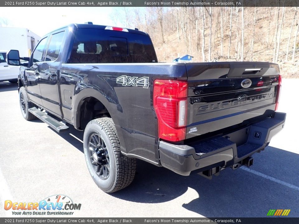 2021 Ford F250 Super Duty Lariat Crew Cab 4x4 Agate Black / Black Photo #6