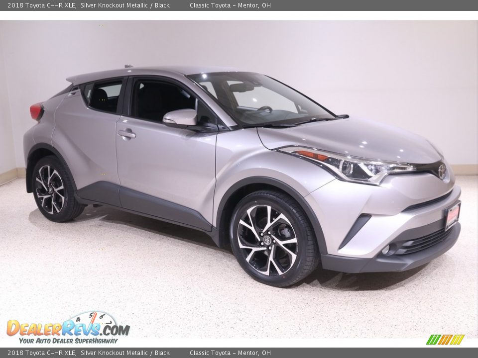2018 Toyota C-HR XLE Silver Knockout Metallic / Black Photo #1