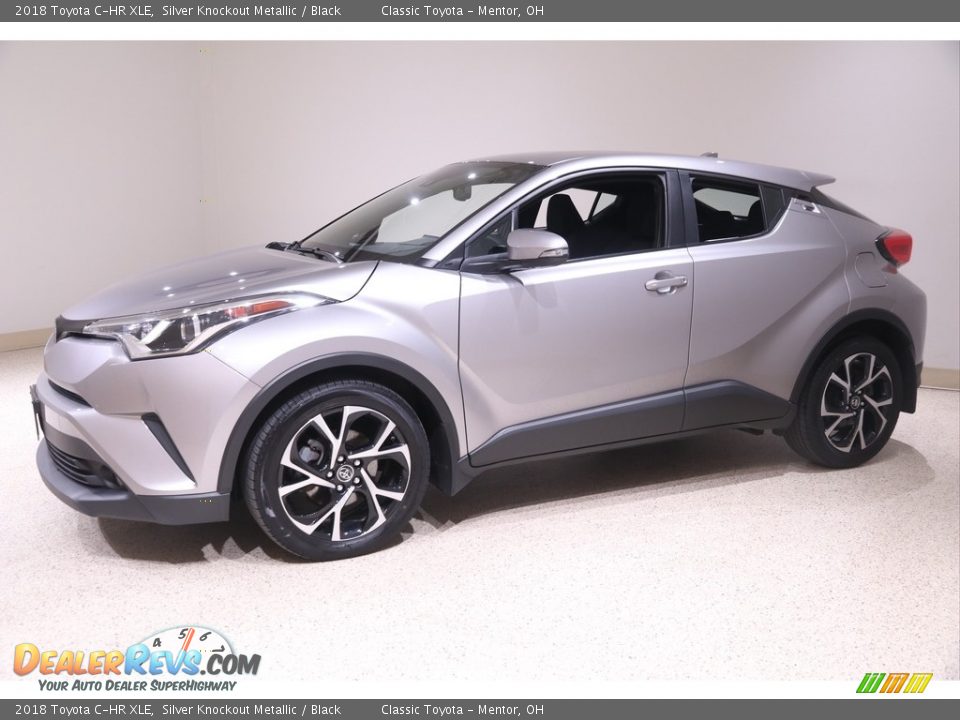 2018 Toyota C-HR XLE Silver Knockout Metallic / Black Photo #3