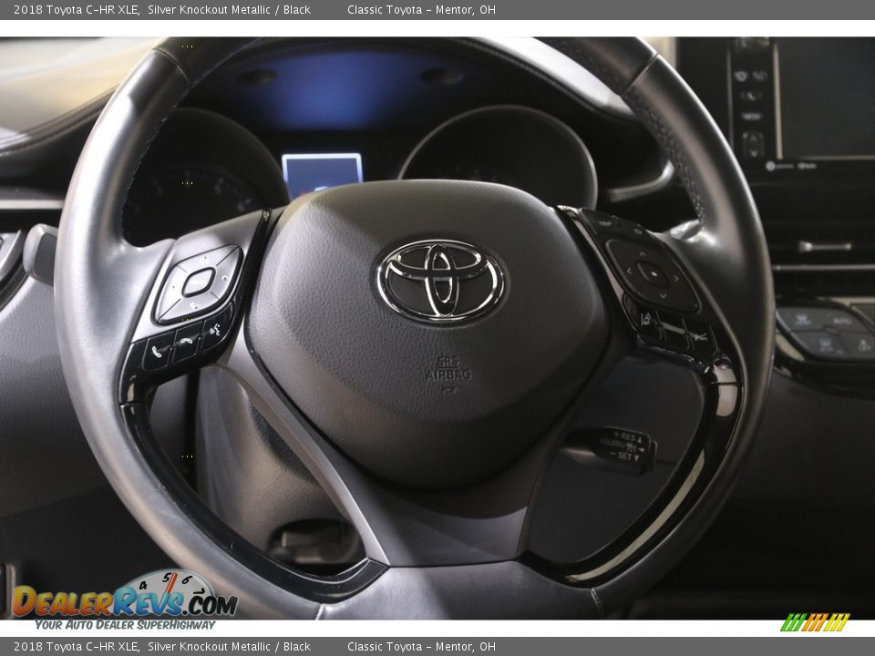 2018 Toyota C-HR XLE Silver Knockout Metallic / Black Photo #7