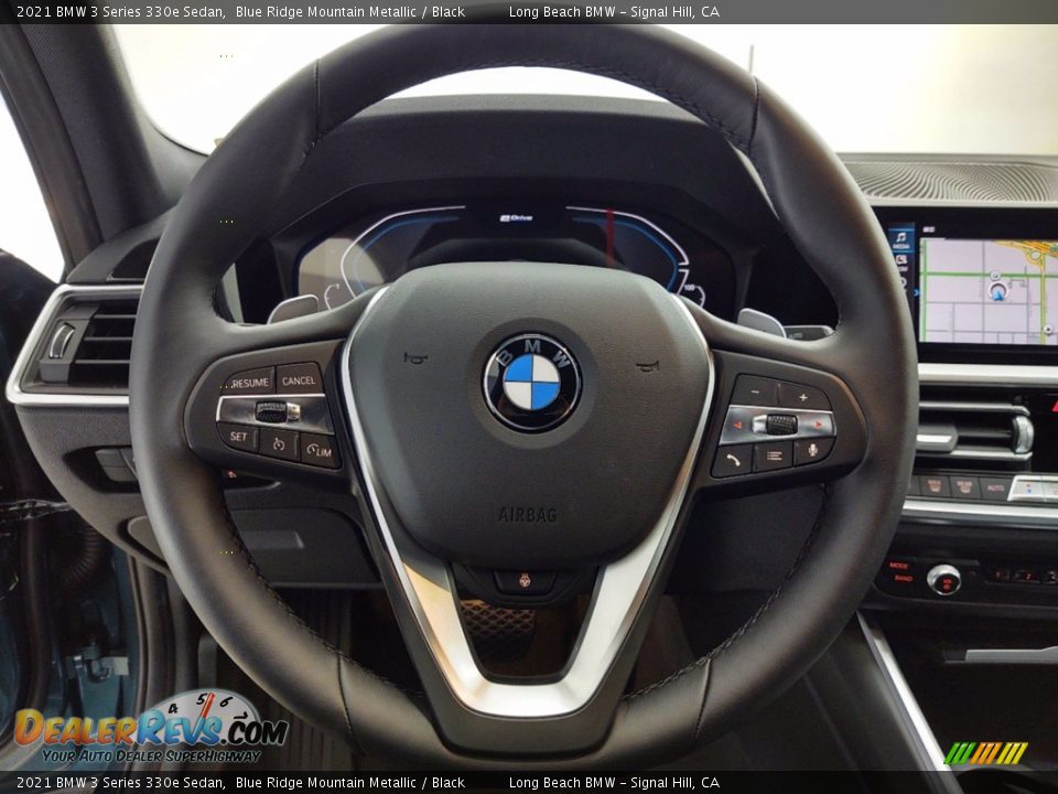 2021 BMW 3 Series 330e Sedan Steering Wheel Photo #14