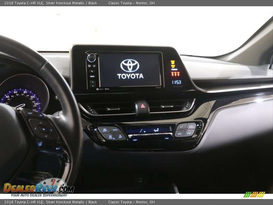 2018 Toyota C-HR XLE Silver Knockout Metallic / Black Photo #9