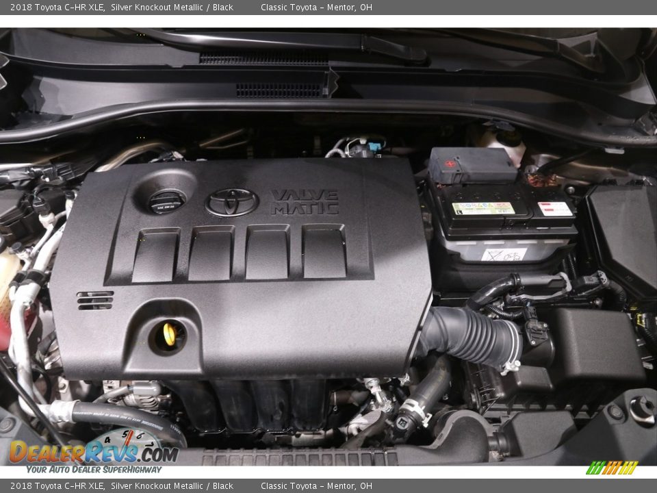 2018 Toyota C-HR XLE Silver Knockout Metallic / Black Photo #17