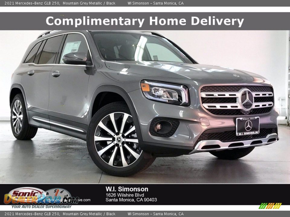 2021 Mercedes-Benz GLB 250 Mountain Grey Metallic / Black Photo #1