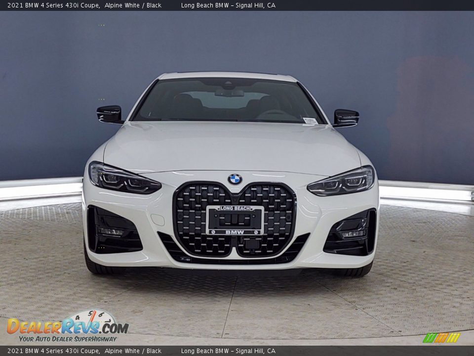 2021 BMW 4 Series 430i Coupe Alpine White / Black Photo #2