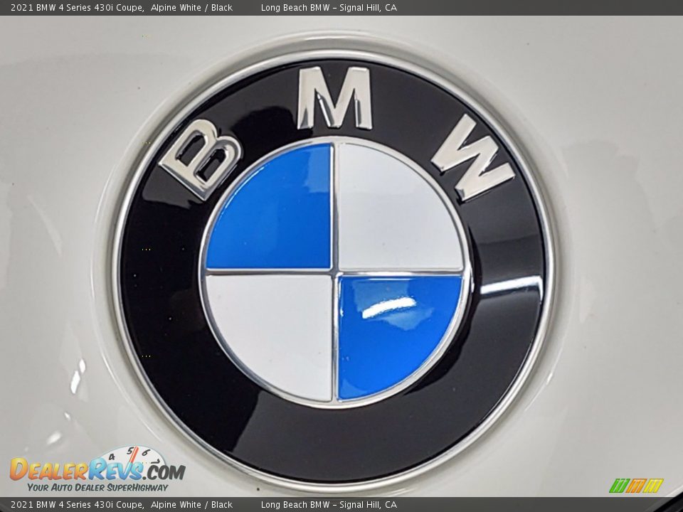 2021 BMW 4 Series 430i Coupe Alpine White / Black Photo #5