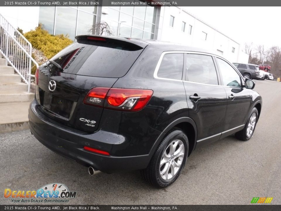 2015 Mazda CX-9 Touring AWD Jet Black Mica / Black Photo #13