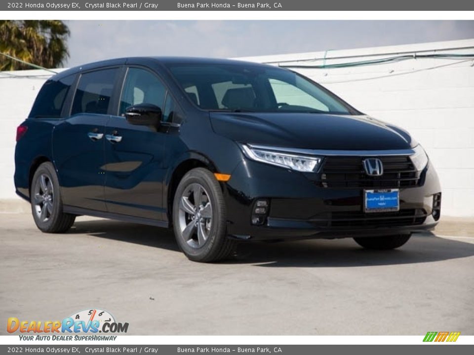 2022 Honda Odyssey EX Crystal Black Pearl / Gray Photo #1