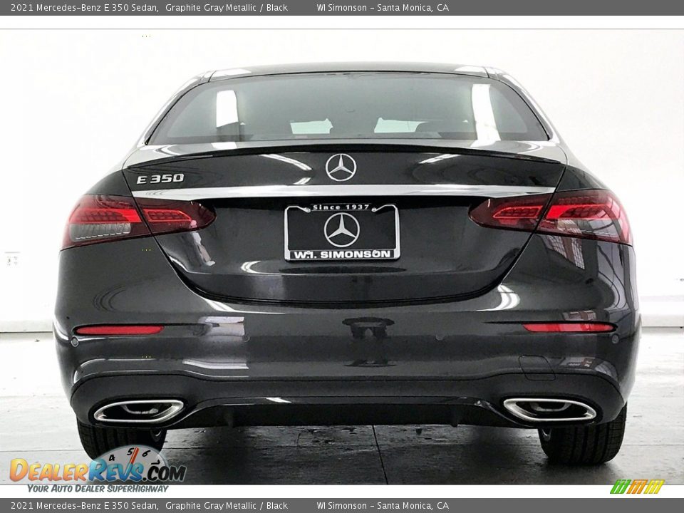 2021 Mercedes-Benz E 350 Sedan Graphite Gray Metallic / Black Photo #3