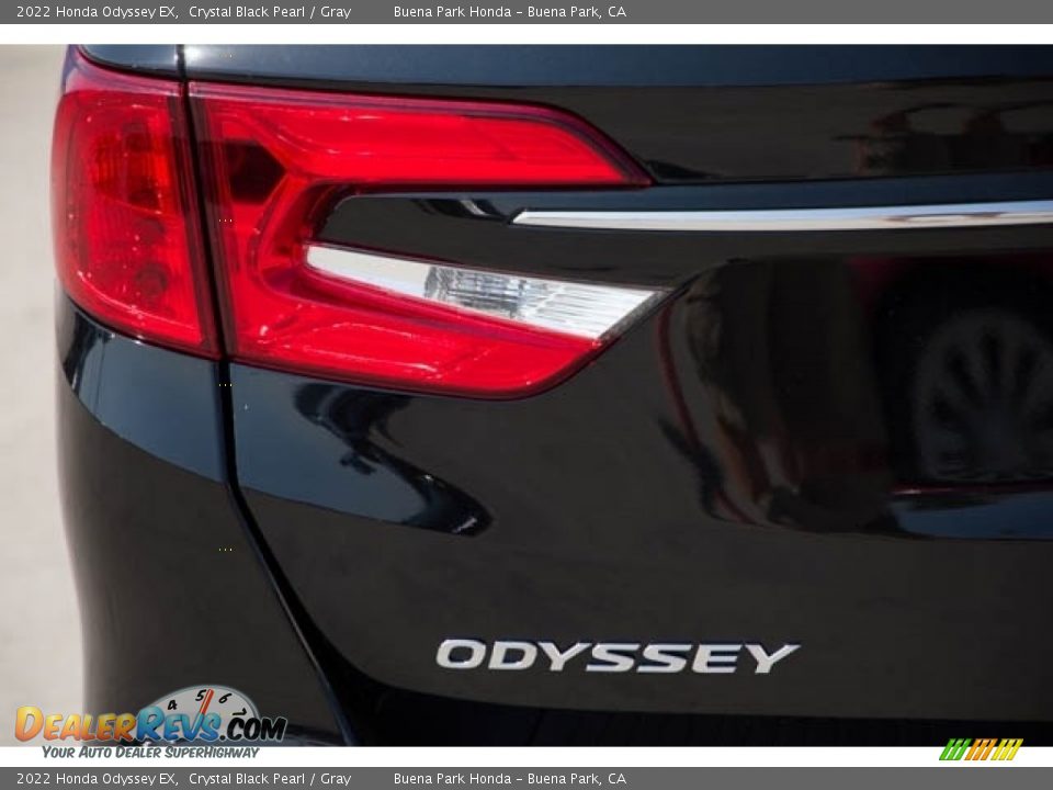 2022 Honda Odyssey EX Crystal Black Pearl / Gray Photo #6
