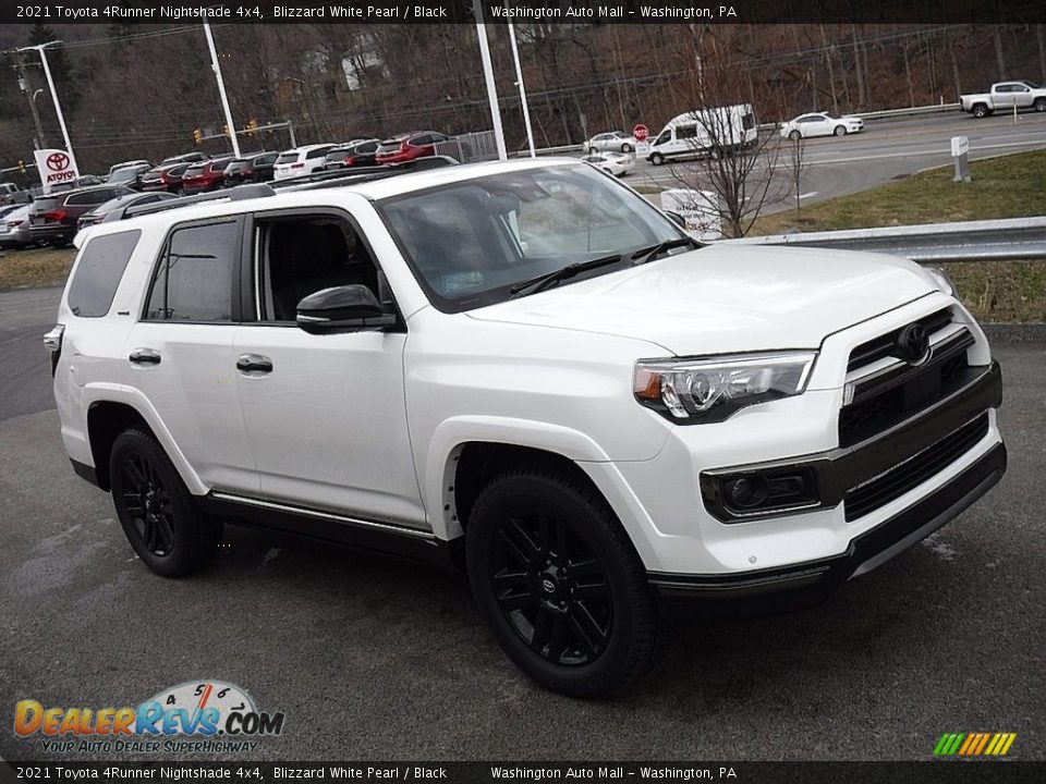 2021 Toyota 4Runner Nightshade 4x4 Blizzard White Pearl / Black Photo #1