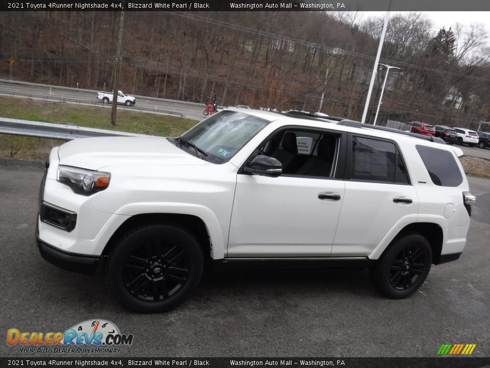 2021 Toyota 4Runner Nightshade 4x4 Blizzard White Pearl / Black Photo #8