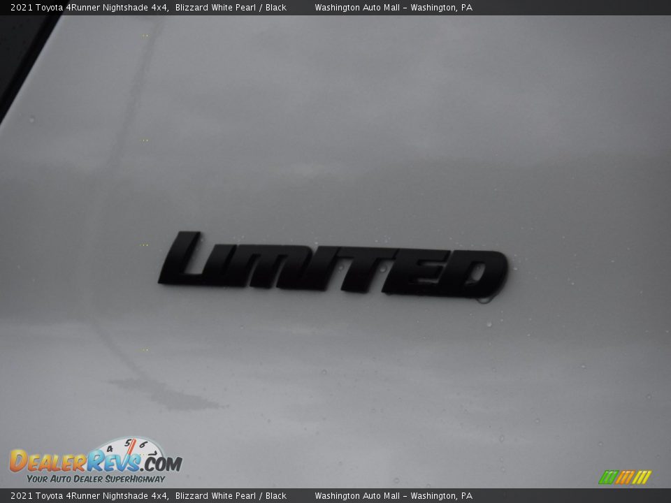 2021 Toyota 4Runner Nightshade 4x4 Blizzard White Pearl / Black Photo #10
