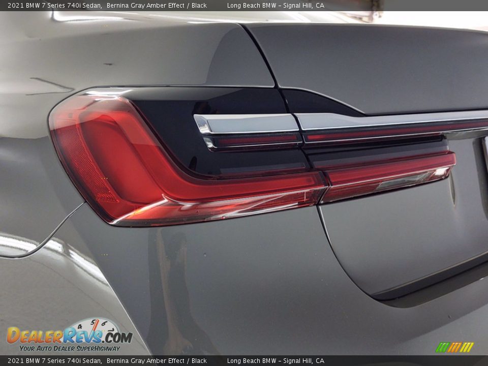 2021 BMW 7 Series 740i Sedan Bernina Gray Amber Effect / Black Photo #6