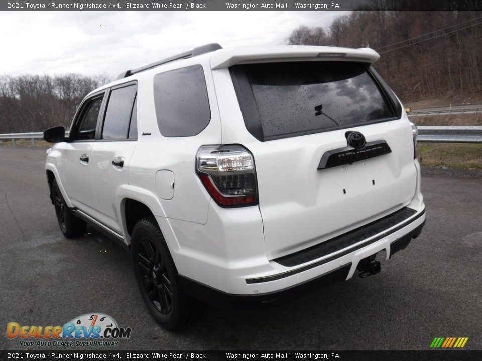 2021 Toyota 4Runner Nightshade 4x4 Blizzard White Pearl / Black Photo #12