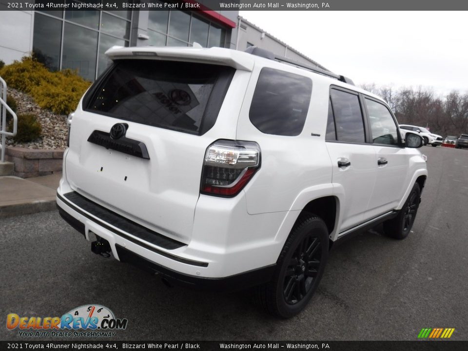 2021 Toyota 4Runner Nightshade 4x4 Blizzard White Pearl / Black Photo #14