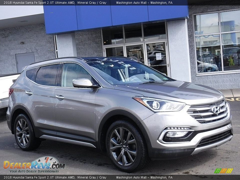 2018 Hyundai Santa Fe Sport 2.0T Ultimate AWD Mineral Gray / Gray Photo #1