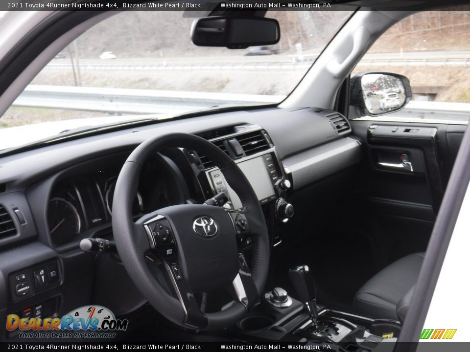 2021 Toyota 4Runner Nightshade 4x4 Blizzard White Pearl / Black Photo #17