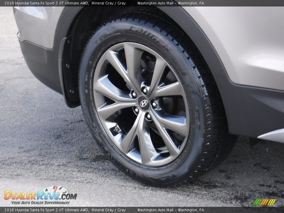 2018 Hyundai Santa Fe Sport 2.0T Ultimate AWD Mineral Gray / Gray Photo #3