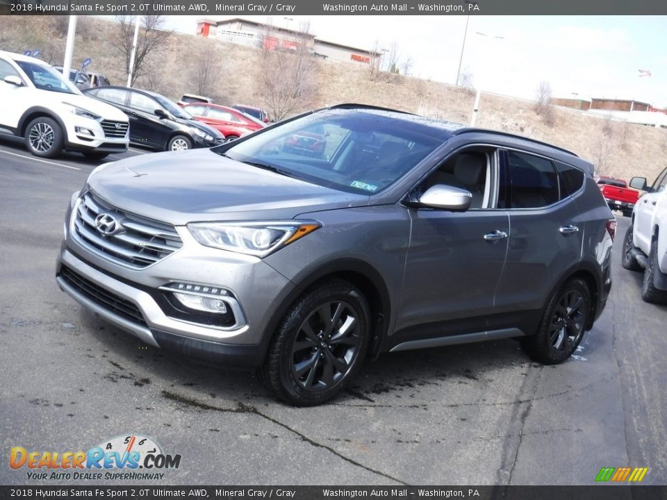 2018 Hyundai Santa Fe Sport 2.0T Ultimate AWD Mineral Gray / Gray Photo #6