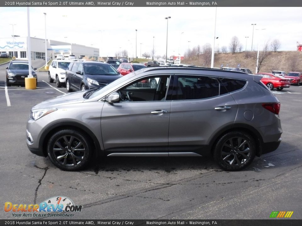 2018 Hyundai Santa Fe Sport 2.0T Ultimate AWD Mineral Gray / Gray Photo #7