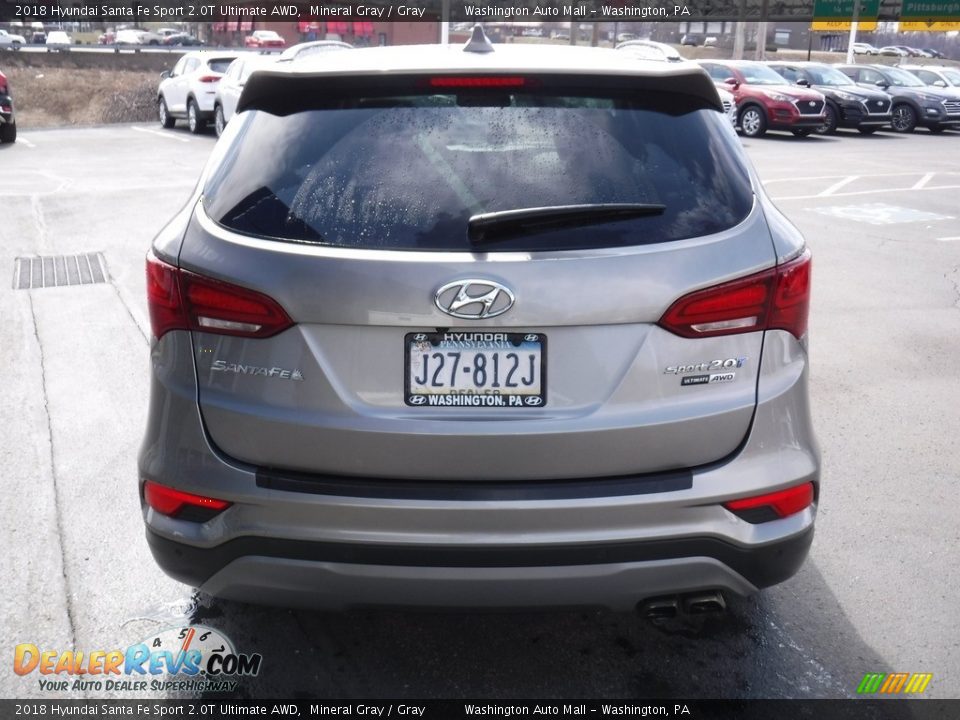 2018 Hyundai Santa Fe Sport 2.0T Ultimate AWD Mineral Gray / Gray Photo #8
