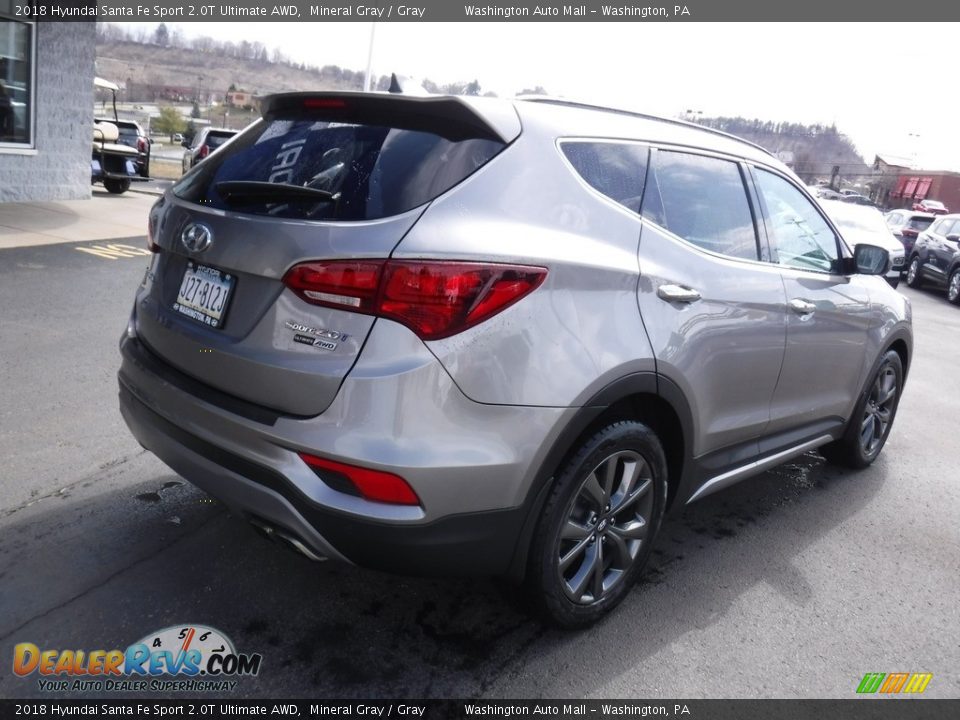 2018 Hyundai Santa Fe Sport 2.0T Ultimate AWD Mineral Gray / Gray Photo #9