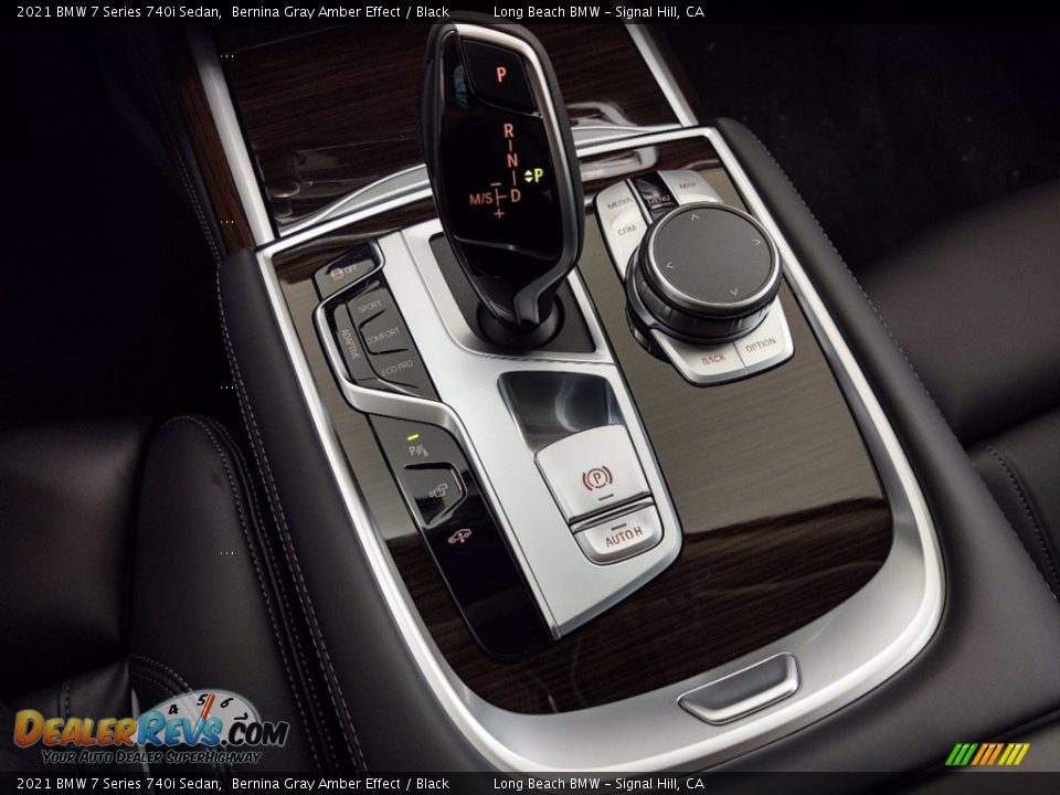 2021 BMW 7 Series 740i Sedan Bernina Gray Amber Effect / Black Photo #22