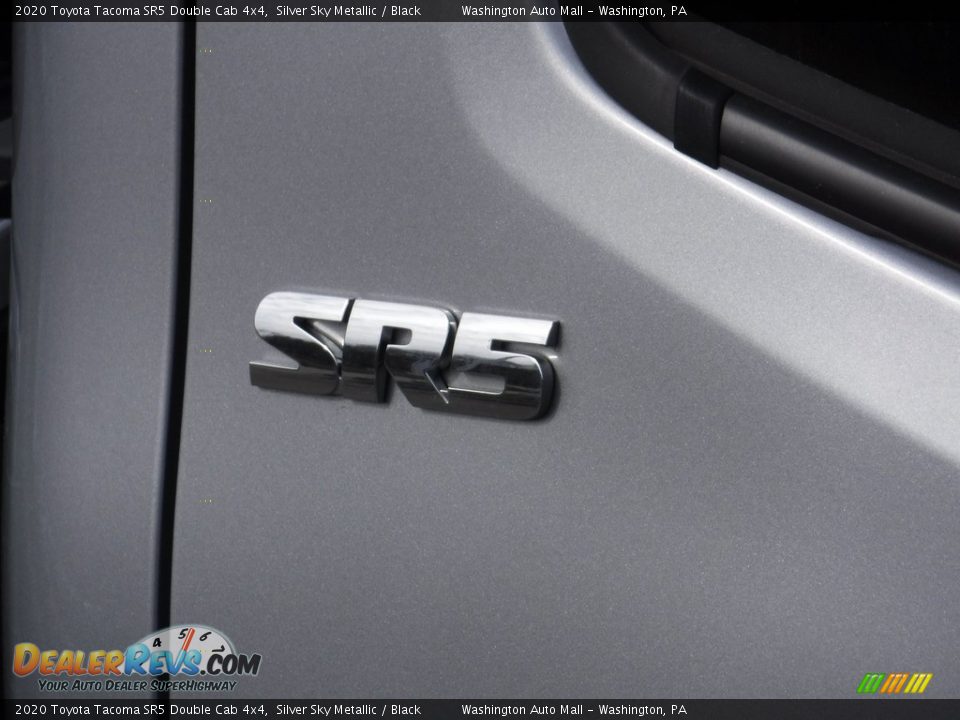 2020 Toyota Tacoma SR5 Double Cab 4x4 Silver Sky Metallic / Black Photo #9