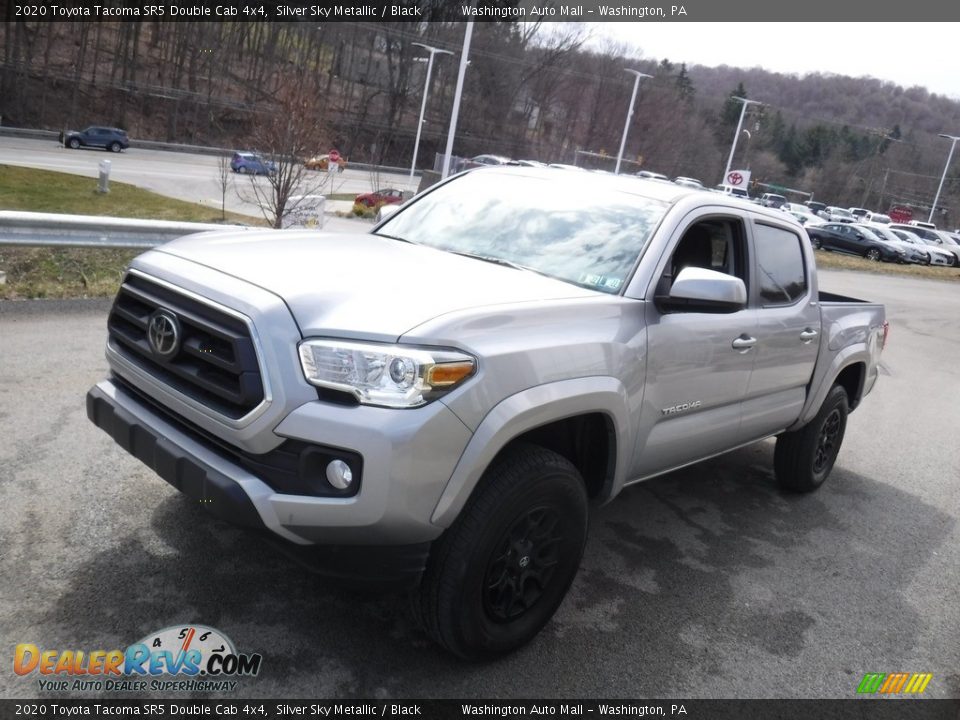 2020 Toyota Tacoma SR5 Double Cab 4x4 Silver Sky Metallic / Black Photo #11