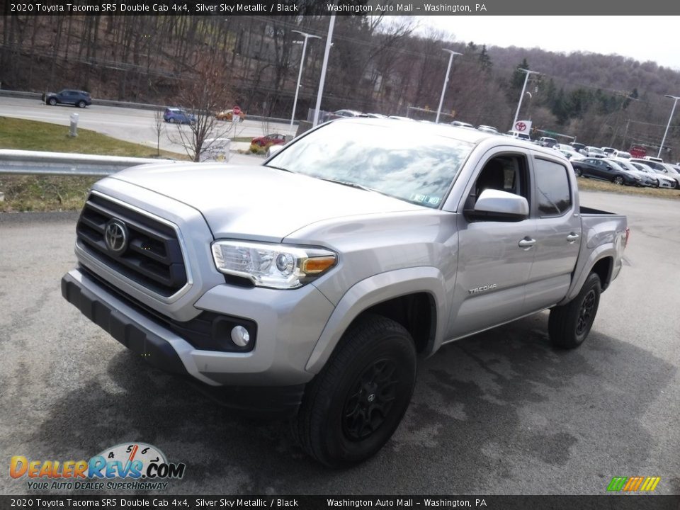 2020 Toyota Tacoma SR5 Double Cab 4x4 Silver Sky Metallic / Black Photo #11