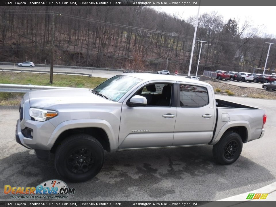 2020 Toyota Tacoma SR5 Double Cab 4x4 Silver Sky Metallic / Black Photo #12