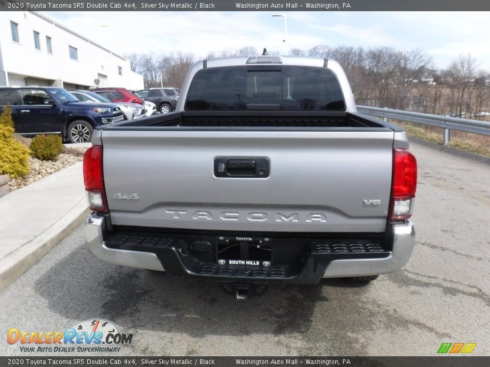 2020 Toyota Tacoma SR5 Double Cab 4x4 Silver Sky Metallic / Black Photo #13