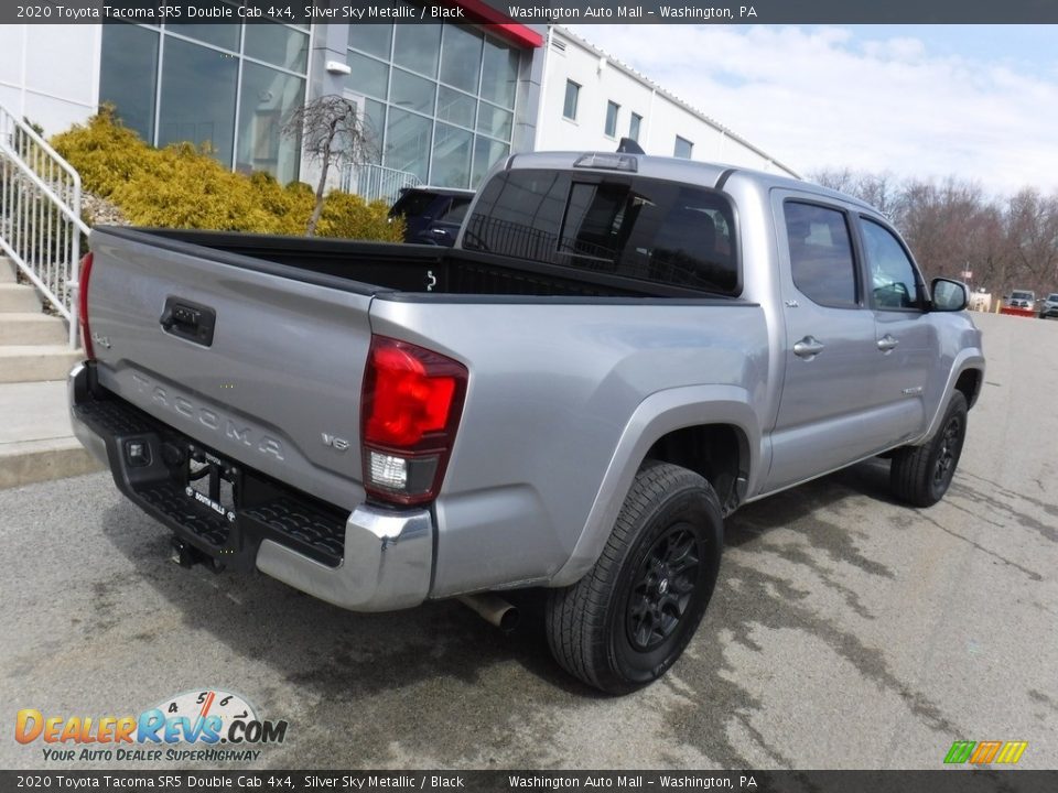 2020 Toyota Tacoma SR5 Double Cab 4x4 Silver Sky Metallic / Black Photo #14