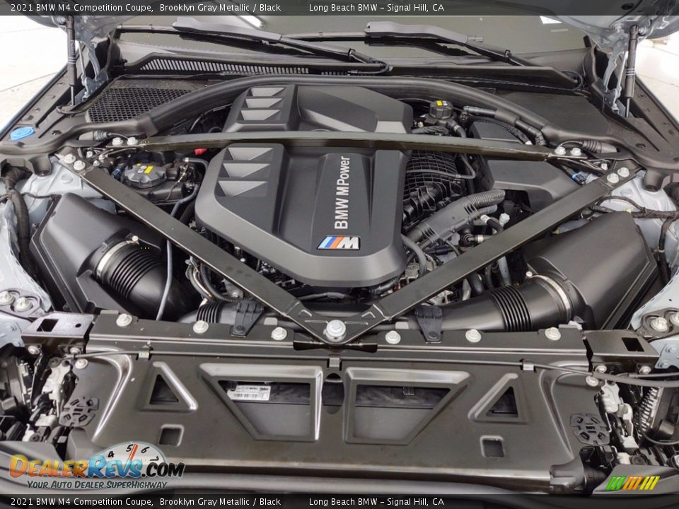 2021 BMW M4 Competition Coupe 3.0 Liter M TwinPower Turbocharged DOHC 24-Valve Inline 6 Cylinder Engine Photo #9