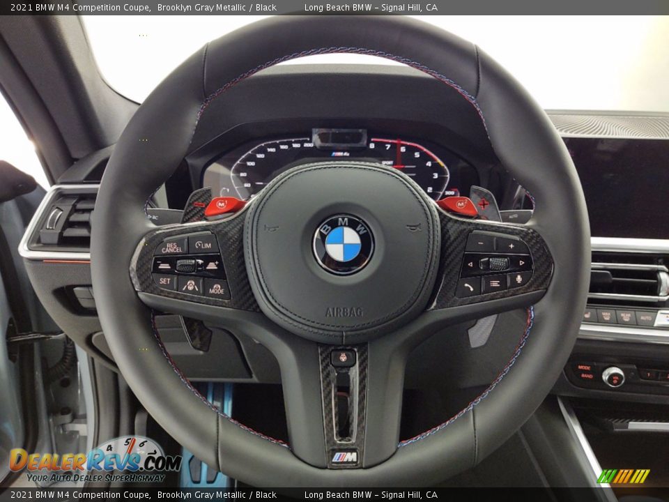 2021 BMW M4 Competition Coupe Steering Wheel Photo #14