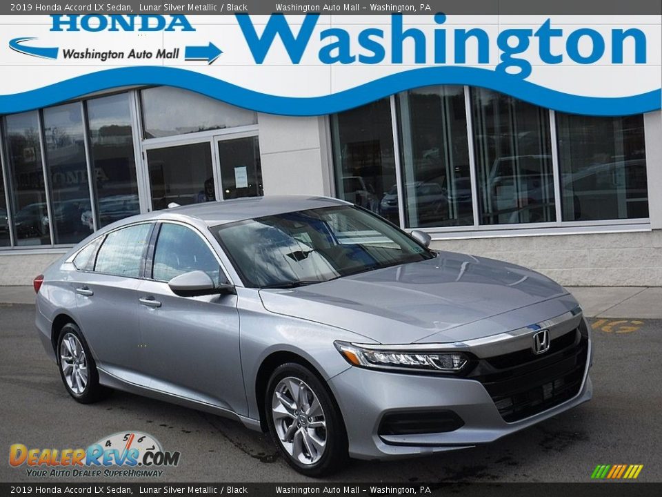 2019 Honda Accord LX Sedan Lunar Silver Metallic / Black Photo #1