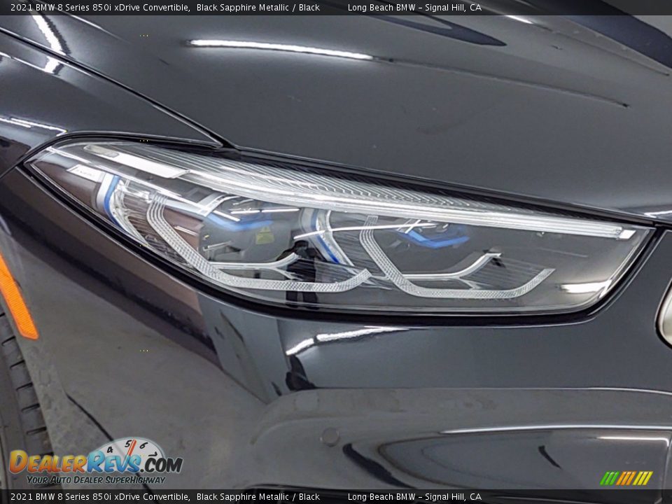 2021 BMW 8 Series 850i xDrive Convertible Black Sapphire Metallic / Black Photo #4