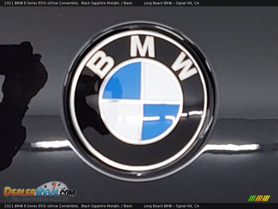 2021 BMW 8 Series 850i xDrive Convertible Black Sapphire Metallic / Black Photo #5