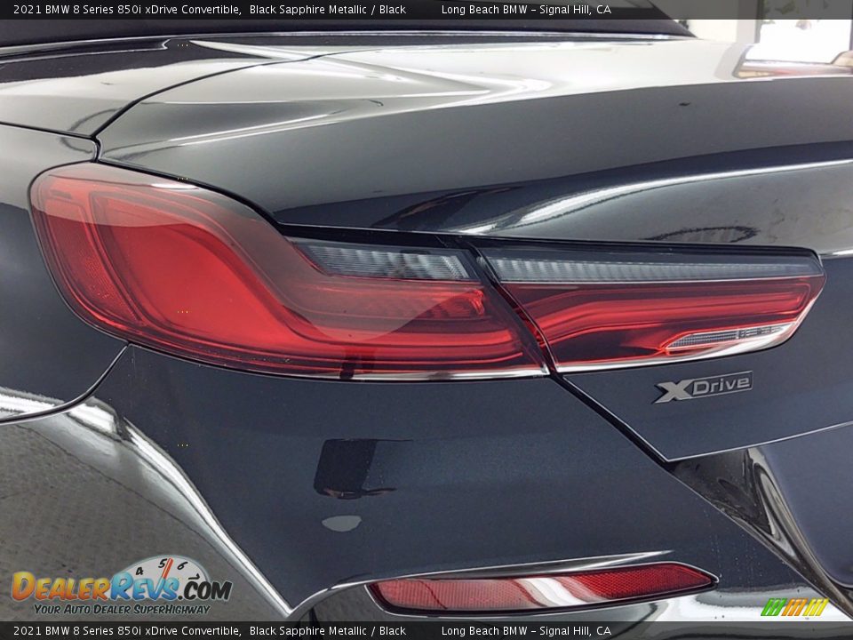 2021 BMW 8 Series 850i xDrive Convertible Black Sapphire Metallic / Black Photo #6